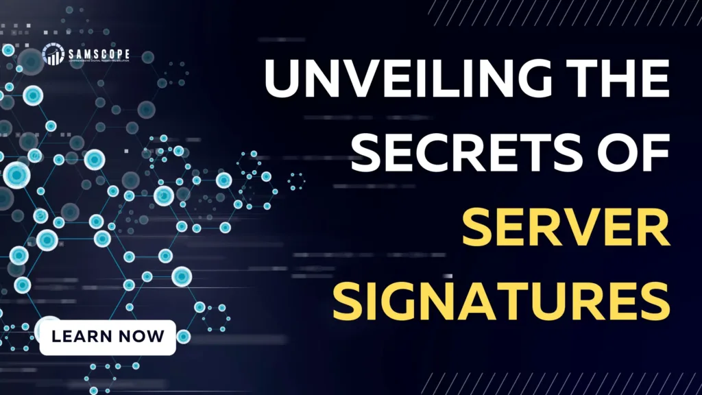 Unveiling the Secrets of Server Signatures